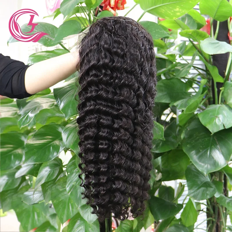 Clj Price Perruque Transparent Hd Istanbul Natural 13*4 Lace Frontal Deep Wave Ponytail Wig With Closures