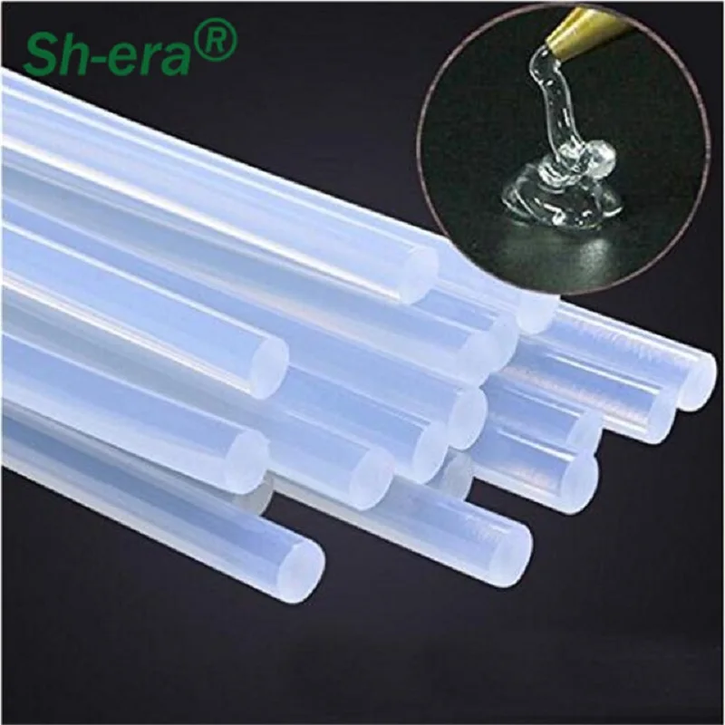 
Factory Direct Sales 11mm 100% Transparent Hot Melt Glue Sticks for toys and handicrafts 