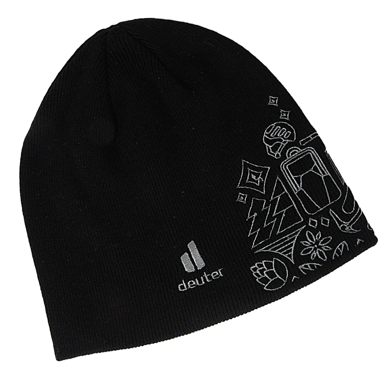 Sewingman 23SM4014 Wholesale Custom Both Sides Embroidery Knitted Beanies with Logo