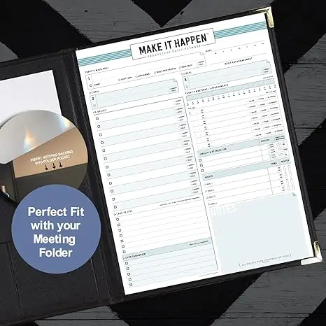 Daily Planner Notepad To Do List Schedule- 50 Tear off Premium Stay Focused Lists Pad