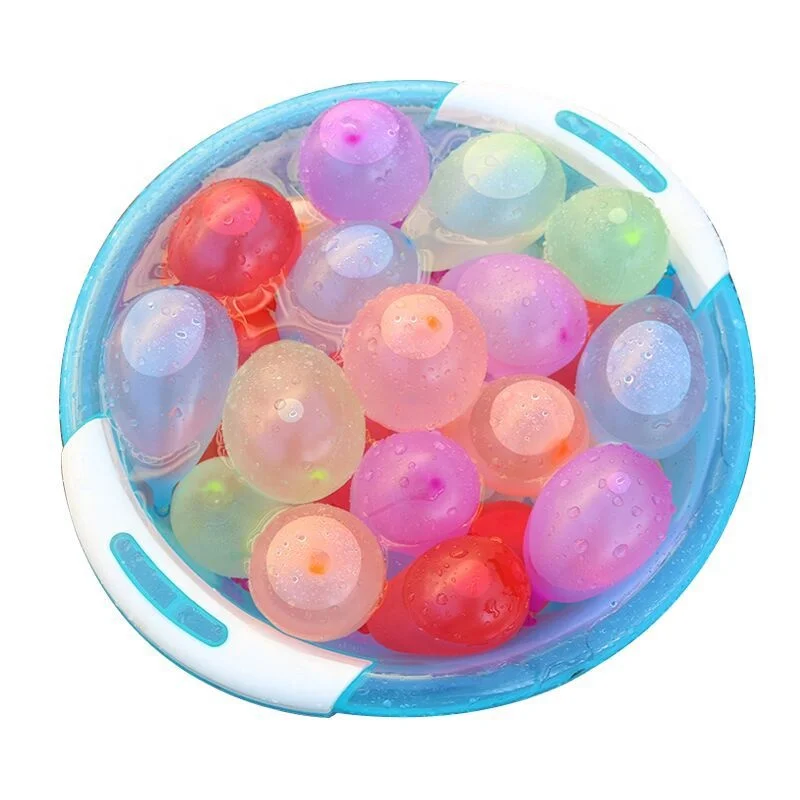 3 Bunch 111 Pcs Summer Kids Party Outdoor Toys Colorful Latex Magic Easy Quick Fill Self Sealing Water Balloons