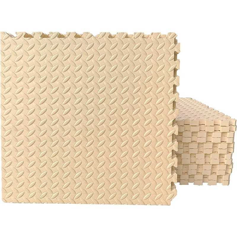 New design non-slip custom cork yoga mat high toughness wooden flooring mat