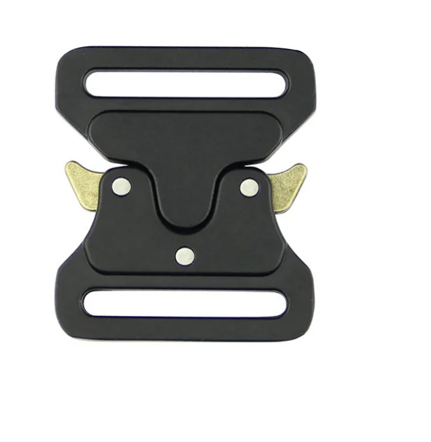 Лидер продаж, модная металлическая пряжка 39 мм из цинкового сплава, прочная наружная Подключаемая Пряжка, черный лазерный логотип