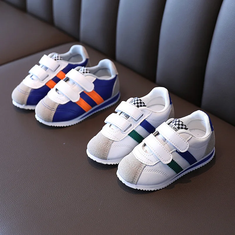 Новая детская обувь, лидер продаж, Высококачественная мягкая хлопковая дышащая ортопедическая спортивная обувь из искусственной кожи