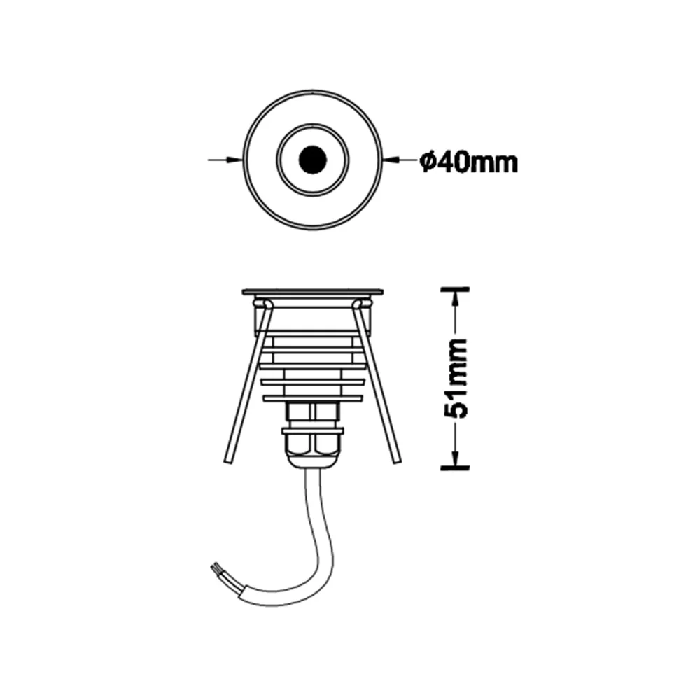 3w IP67 led deck lighting inground light led ground light with ce and rohs