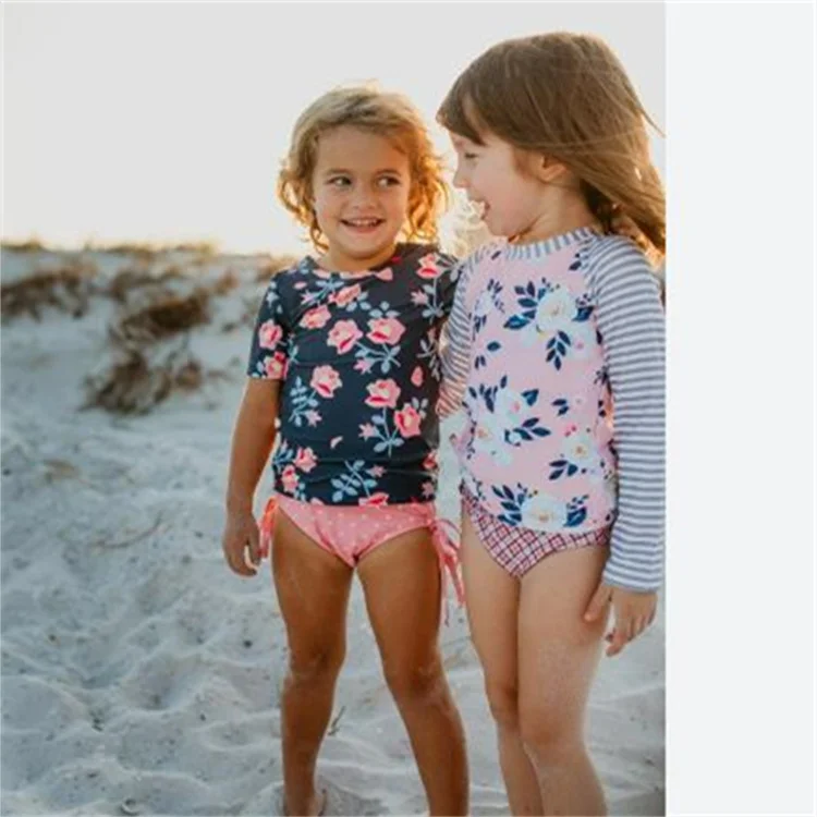 Tropical Babies UV 50+ Rash Guard Swimwear Children Bathing Suit Recycled Toddler Swimsuit Manufacturer