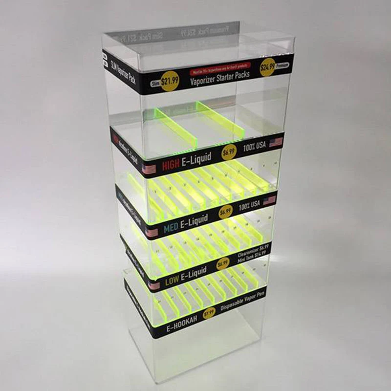 Multifunctional Custom Acrylic Counter Display Case With Great Price