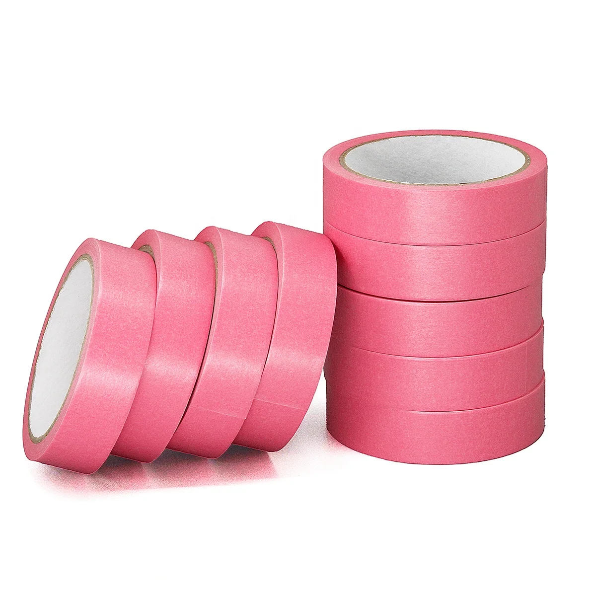 Sticky High Quality Japanese Washi Gold Pink Adhesive Masking Rice Paper Tape for Painters Masking