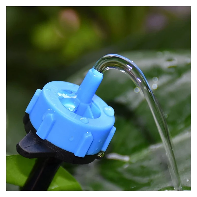 Auto Watering Emitter Button Drip Irrigation System Drip Drop Water Garden Plastic Non-adjustable Button Dripper