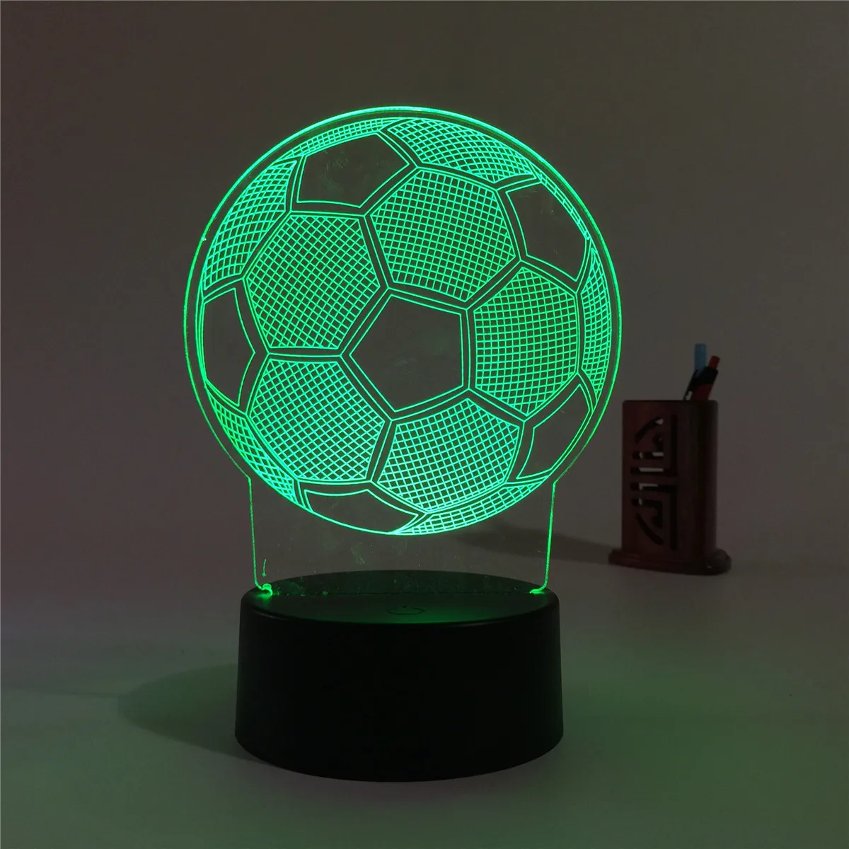 Popular Products football fan gifts acrylic 3D illusion LED night light