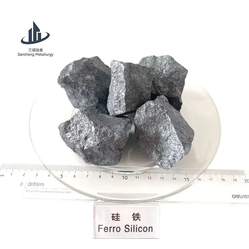 Chunk Type Mineral Ferro Silicon Block Supplied By China Nationalized Factory Exporter