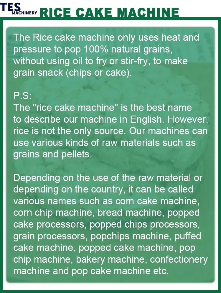 Popped Chips Machine For Popped Fish Prawn Chicken Chips Natural Rice Artificial Rice Cake Cracker Popper Puffing Machine
