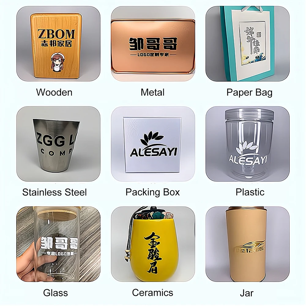 High Adhesive Custom Business Logo Waterproof Vinyl 3d Gold Metal UV Transfer Stickers for Any Products Packing Labels Stickers