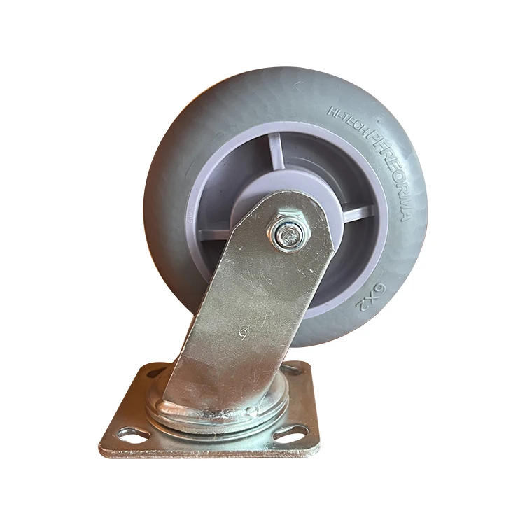 Swivel 6 Inch Industrial Castor Hand Truck Tpr Heavy Duty Caster Trolley Wheel Caster