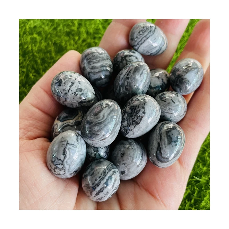 Wholesale Polished Gemstone Gravel Natural picasso jasper Material Mixed Tumble Stone