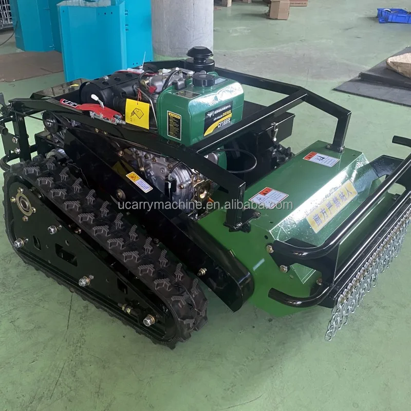 Free Shipping 24V ATV Farm Machine Upgraded 4-Stroke Industrial Diesel Flail Mower Self-Propelled Lawnmower Cordless Cutting