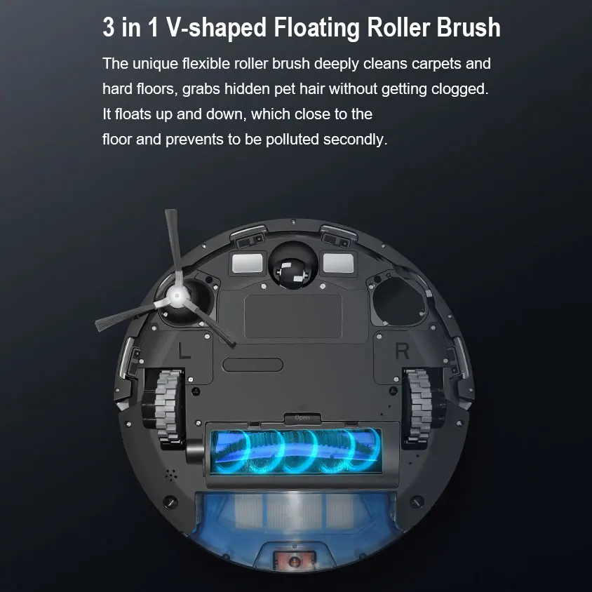The best smart robot cleaner dry and wet Alexa Google Voice Prompt automatic cleaning house robot vacuum cleaners
