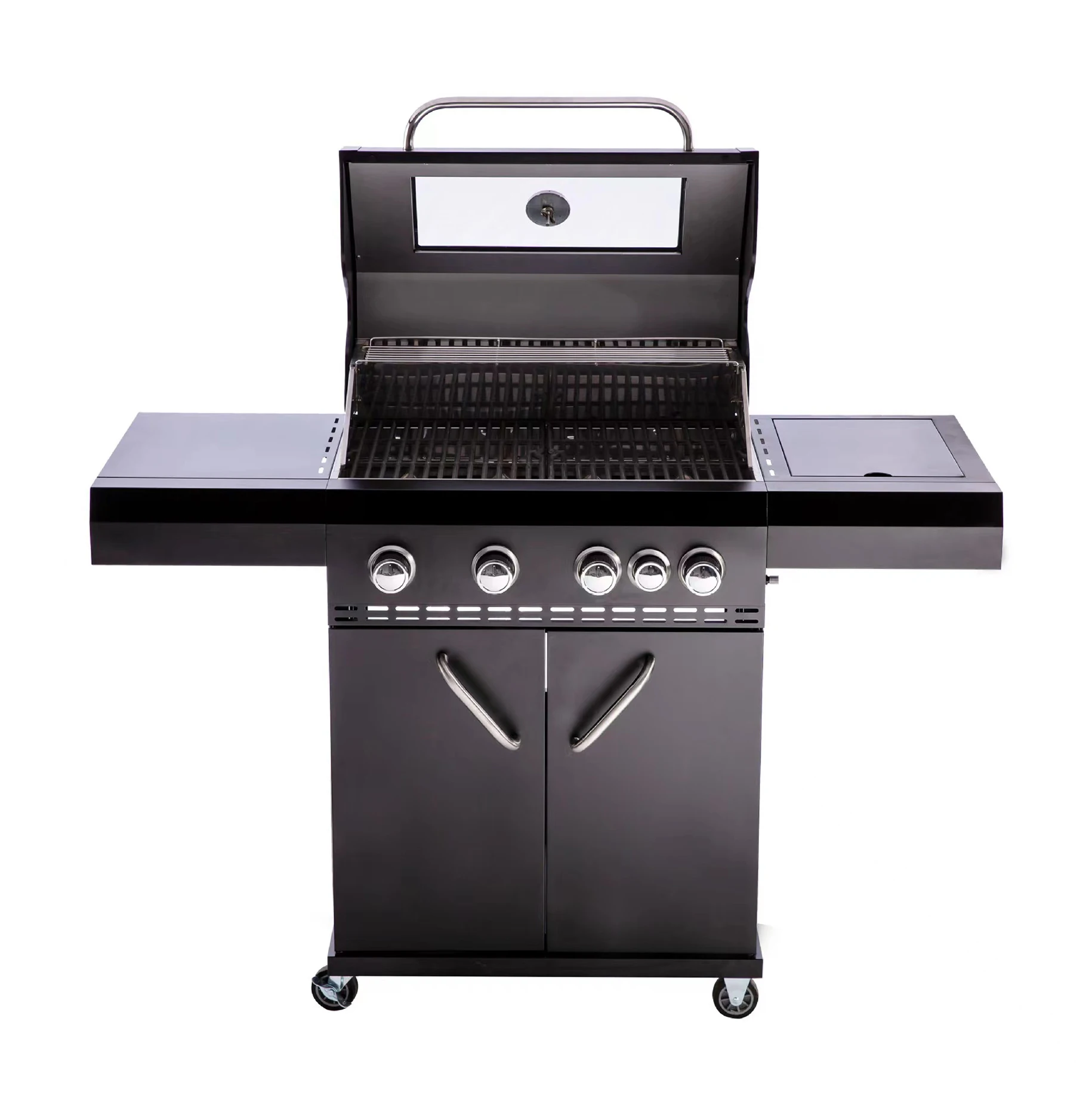 4 Burner with Side Burner Stainless steel design customized indoor outdoor kitchenware unique built in bbq gas grill