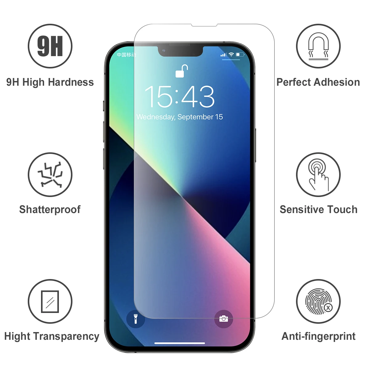 Для iphone 13 12 pro max полное покрытие 3 2 Упаковка заводская цена 9H инструмент для выравнивания без пузырьков Защитное