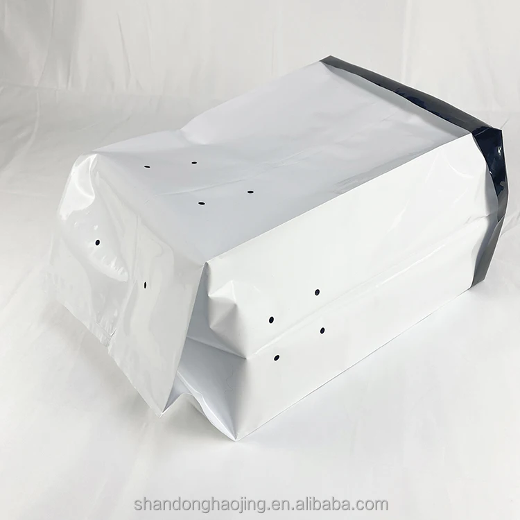 7 gallon white and black UV Stabilized poly planter grow bags