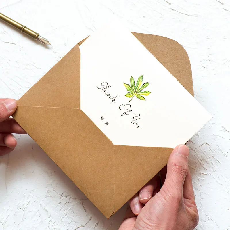 Vintage creative brown paper envelope