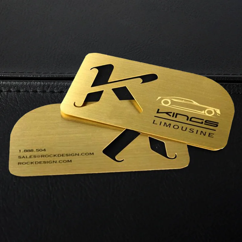 2023 Hot Selling Contactless ID IC Smart RFID Chip NFC Metal Business Card 24 mirror gold metal NFC card