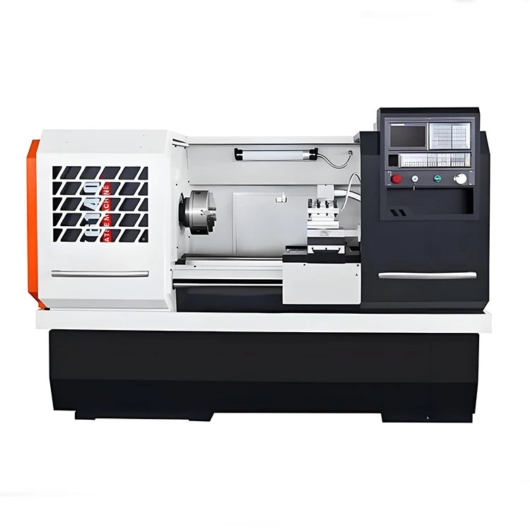 TZ High Precision CNC Horizontal Bench Lathe CK6140 Price Flat Bed CNC Turning Machine Lathe Machine for cut metal