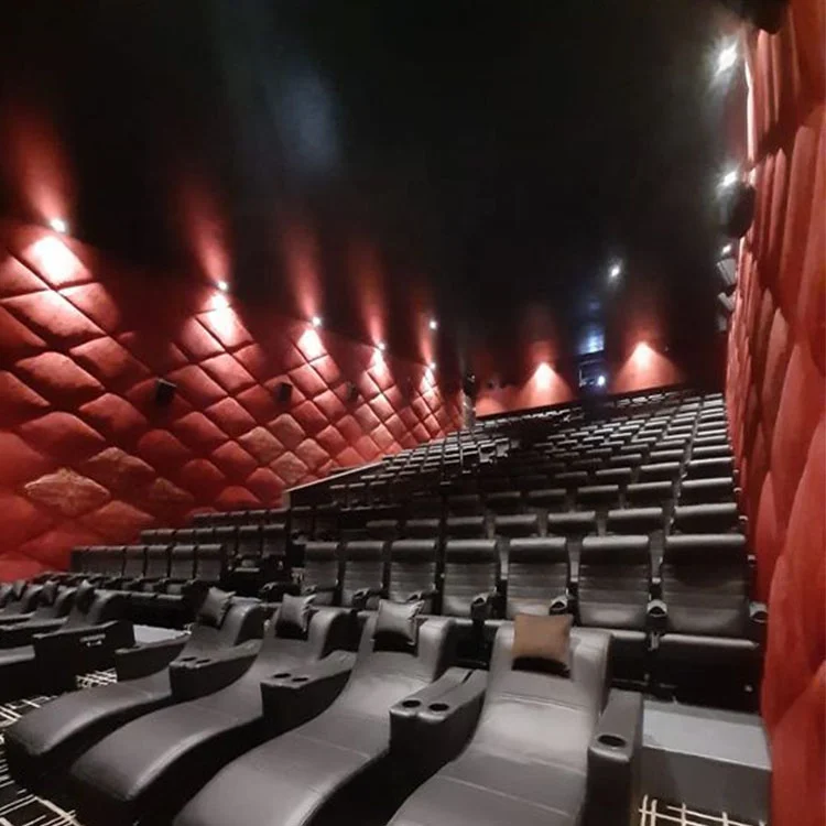 B2 Diffuser Self-adhesive Price Interior Absorption Floating 3d Fabric Covered Acoustic Panel for Recording Room Studio