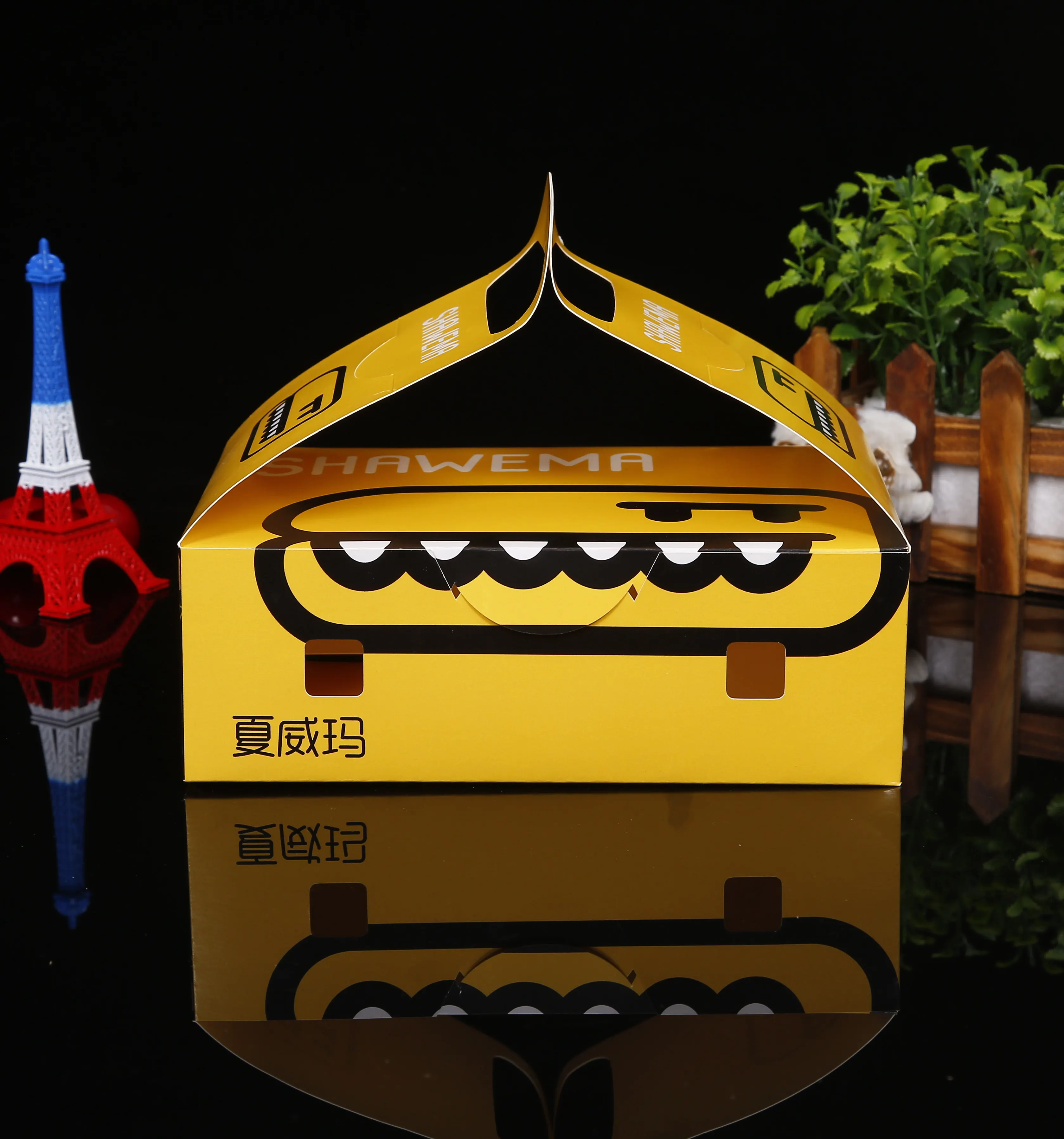 
Take Away Disposable Fast Food Packaging Foldable Fried Chicken Boxes 