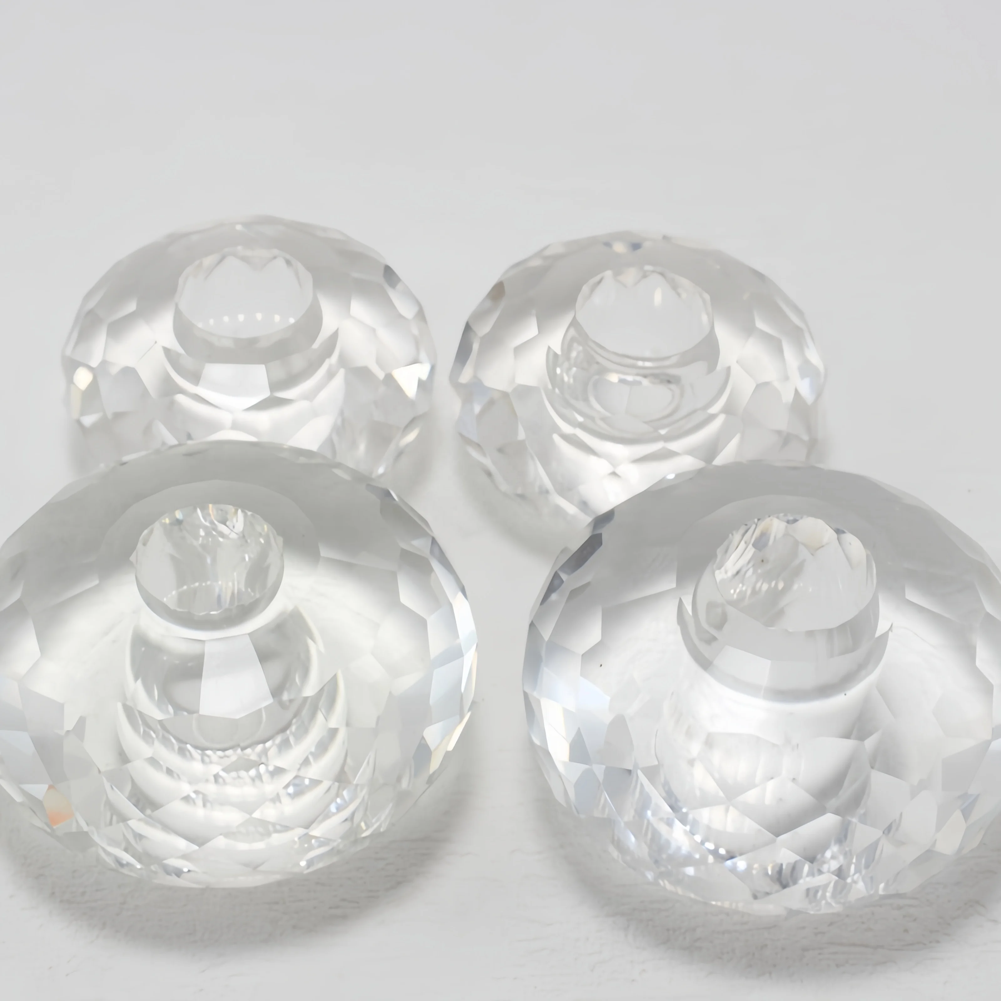 Factory Supply Faceted Crystal Glass Ball for Furniture Accessory
