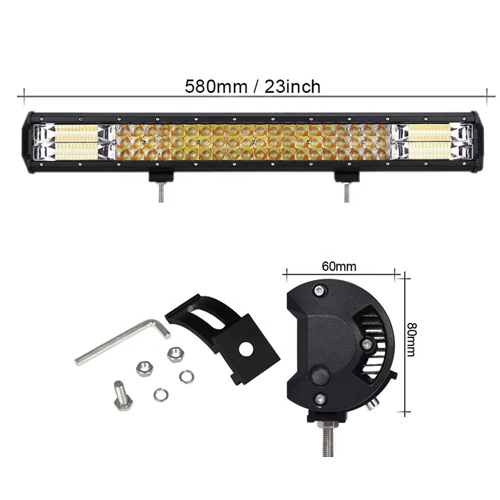 TRIPLE Row 12v 24V 22 inch 50 Inch Off Road Led Light Bar for 4X4 Truck ATV UTV  288W BAR LIGHTS