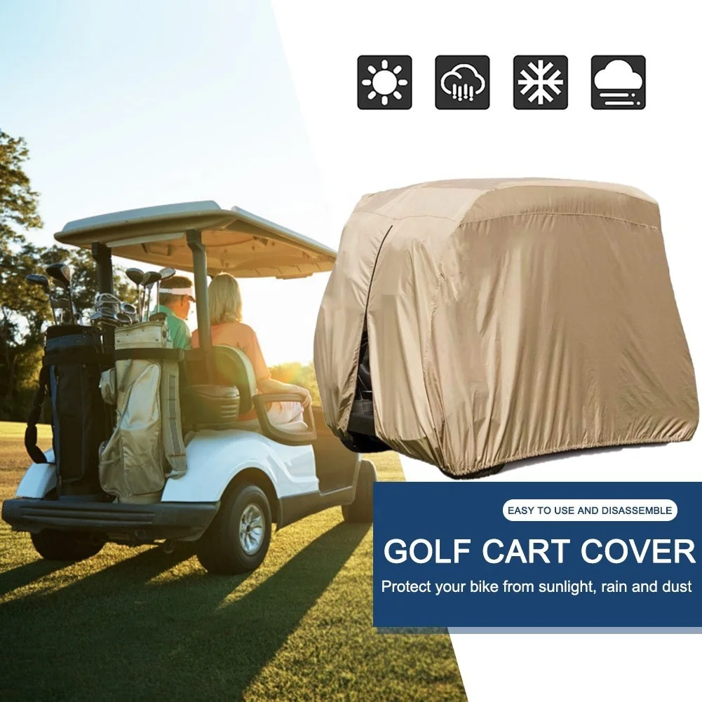 Outdoor Waterproof Oxford 4 Passenger Golf Cart Cover