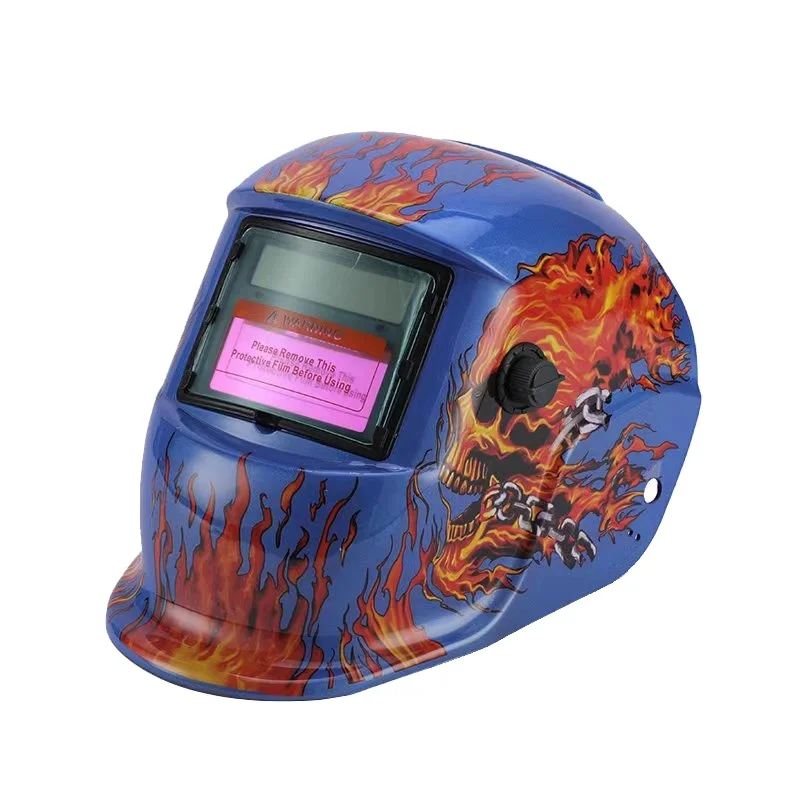 Decal headwear automatic dimming welding helmet can be customized argon arc welding cap strong light protection eyes