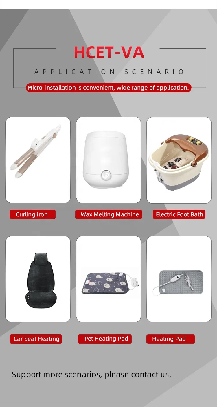 HCET AA2 Series Creep Action Bimetal Thermostats replace PEPI A thermal protector for Low Voltage Appliances