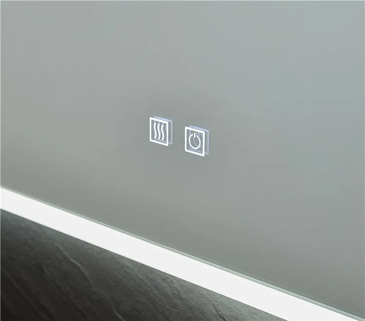 Free standing illuminated bathroom mirrors bathroom fogless smart led mirror