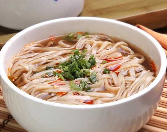 Fujian specialty Shaxian mixed dry Fuzhou snacks clear soup handmade fine hanging noodles cut