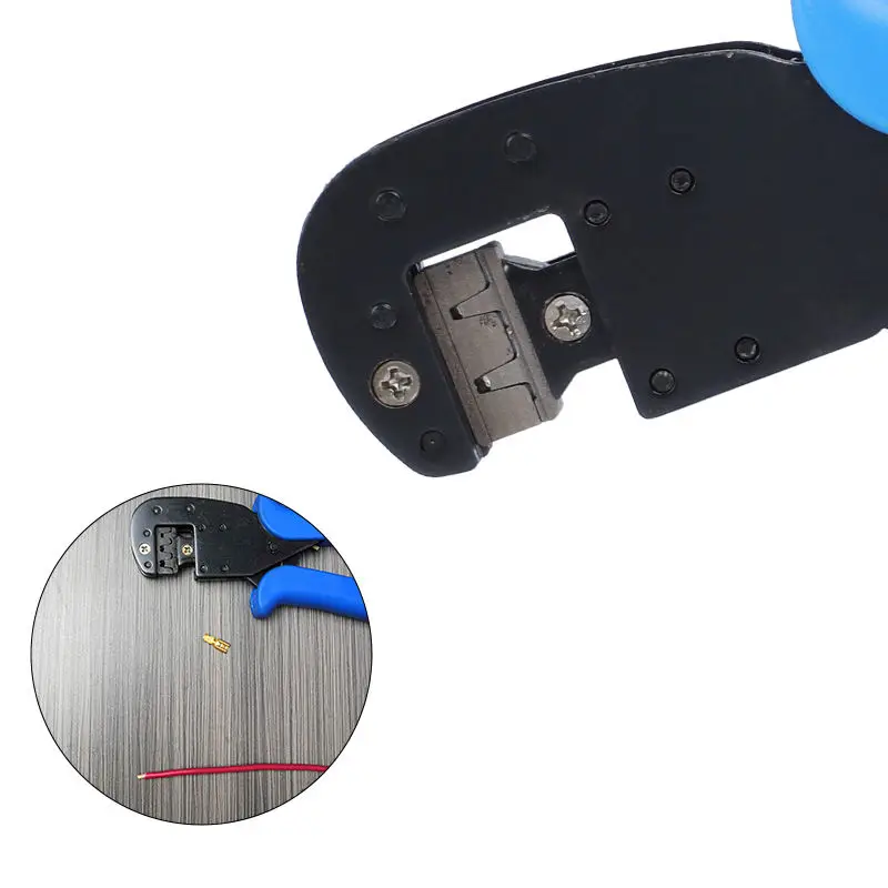 LEKON Micro Open Barrel Pin Connector Crimper Pin Crimper Mini Terminals Rachet Crimping Tool