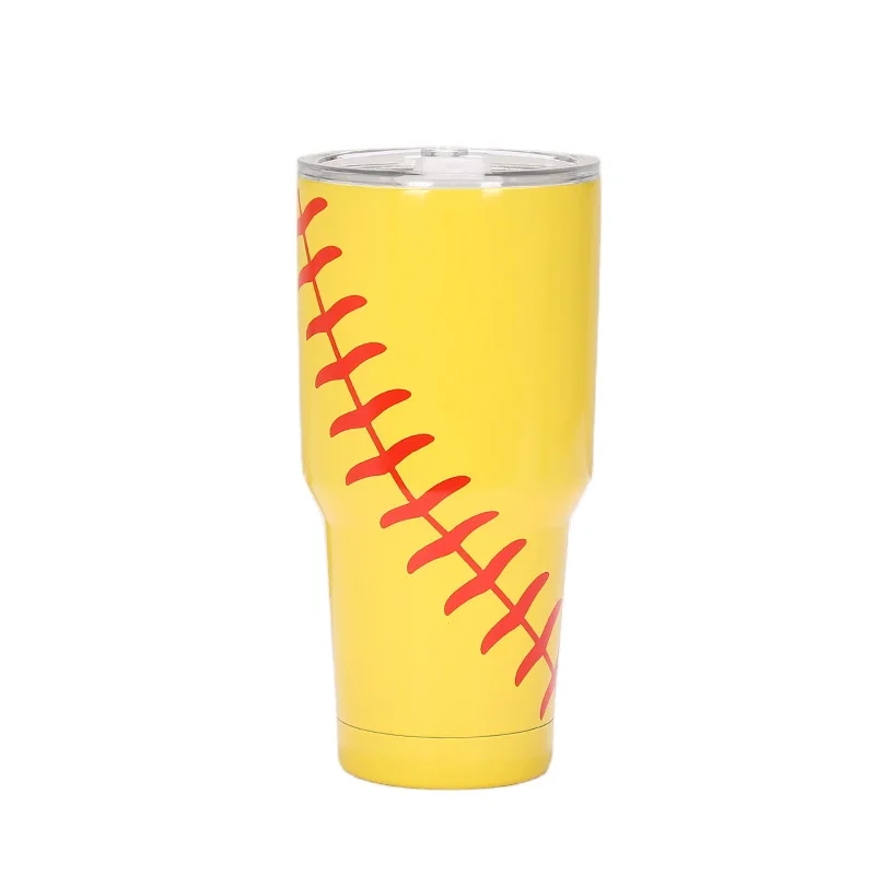 F2043 Basketball football rugby Thermos cup Stainless steel Ice Bully cup Car portable car cup