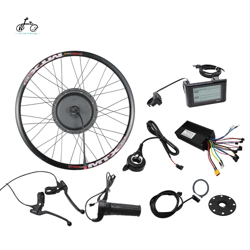 China Factory Seller gearless and brushless hub motor kit 1500w ebike kit