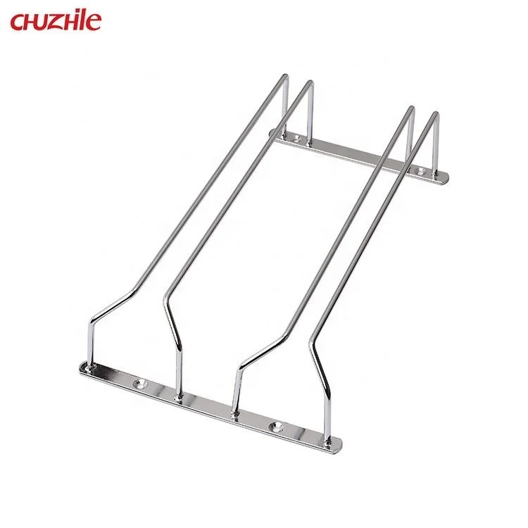 Hanging Double Row Goblet Wine Glass Holder Rack Red Wine Stemware Storage Metal Iron Rack