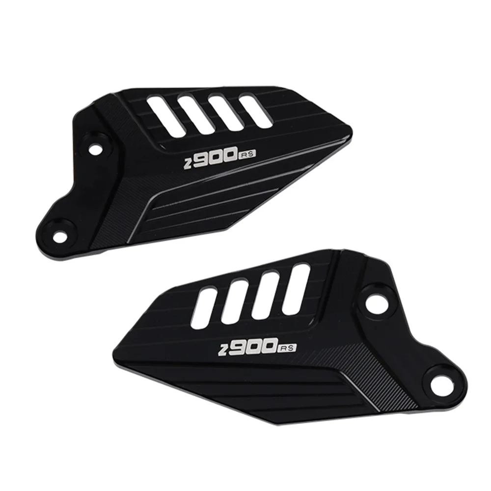 Motorcycle Footrest Pedal Protector Left Right Plates Wing Cover Heel Plate Footpeg For Kawasaki Z900RS Z900 RS Z 900 RS 900RS
