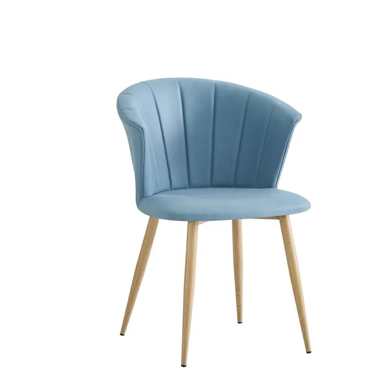 Popular Design Best Price Fancy Dining Chairs Iron Leather Fabric PU Custom Dining Chair