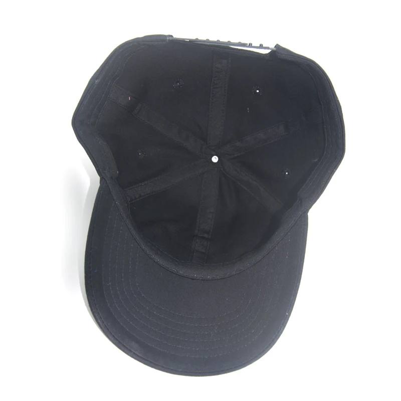 Custom cheap 6 panel design your own logo embellished dad hat distressed denim dad hat