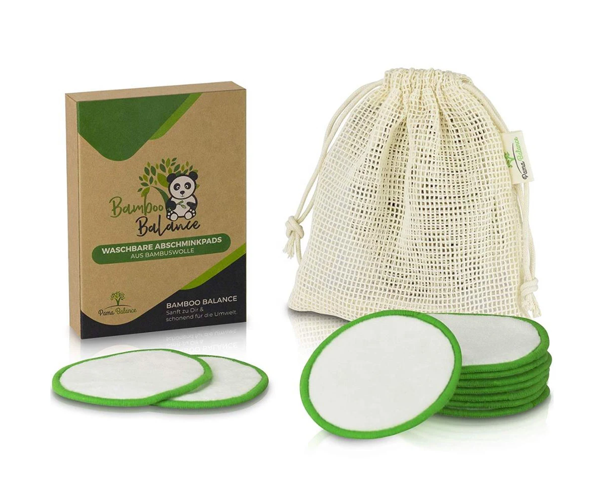 
Reusable Cotton Pad Cosmetic Reusable Facial Cotton Rounds Pad with 100% Cotton Laundry Bag and Paper Packaging 