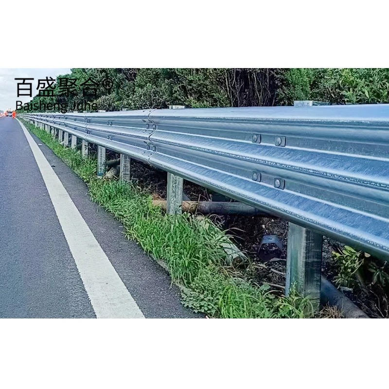 Traffic safety barriers road guardrail for highway tri beam high guardrail galvanized steel guardrail