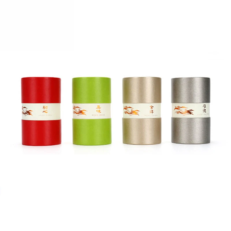 Chinese Tea Gift  High Quality Cardboard Box Custom Printed Badminton Kraft Boxes Holiday Gift Box Paper Core Tube Packing