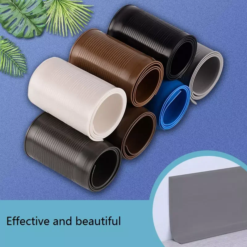 Co-extruded PVC Wall Base Adhesive Baseboard for Pvc Flooring