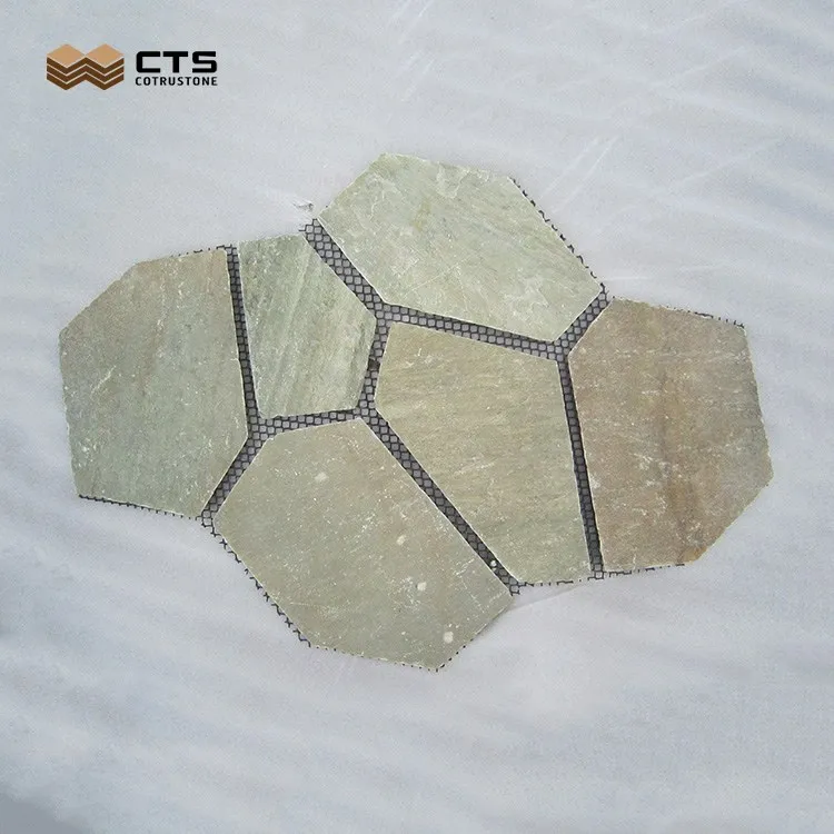 Wholesale Outdoor Mixed Color Walkway Flag Stone Slate