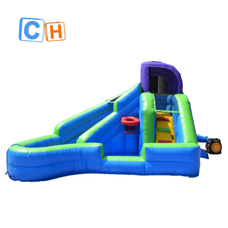 Family small water slides backyard inflatable commercial inflatable water slide bouncer used inflatable water slide for sale
