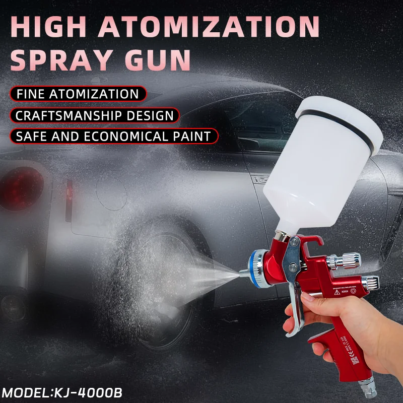 Auto paint painting spray gun automotive   pneumatic car paint coating spray gun